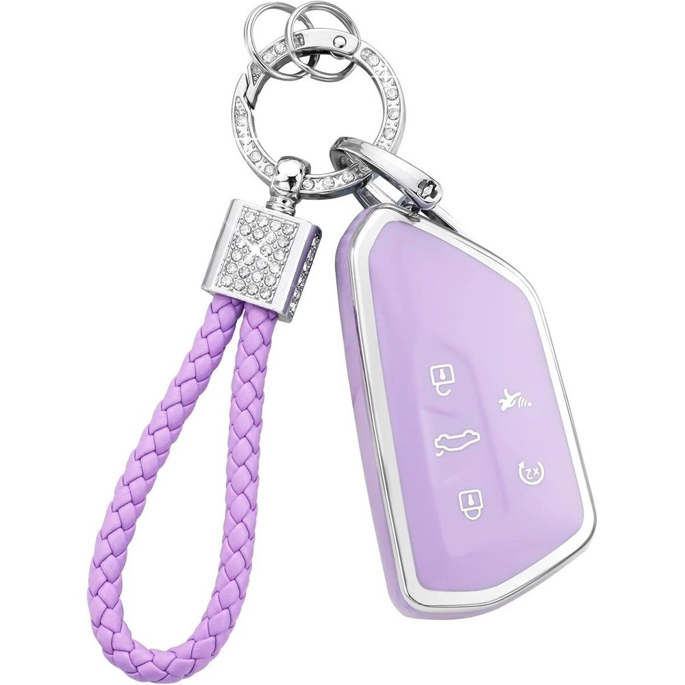 Key Fob Cover for ID.4 Atlas Golf GTI R 2024 Keys Case Shell Full Protector Blin